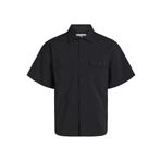 JACK & JONES Erkek Gömlek Relaxed Fit Gömlek, Siyah, M