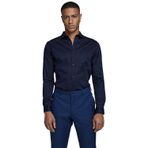 JACK & JONES Erkek Gömlek Super Slim Fit Gömlek, mavi (Navy Blazer), M