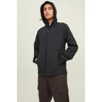 Jack & Jones Erkek Günlük Ceket Siyah Jepublic Jjemarvın Hood Softshell Noos Hafif ve Nefes Alabilir - XL