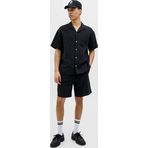 Jack & Jones Erkek Günlük Siyah Keten Şort - 12274758