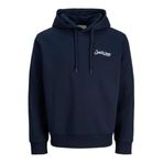 JACK & JONES Erkek Hoodie JJYUKI ÖN Sweat Hoodie, sky captain, L