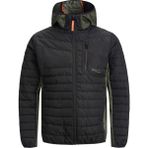 Jack & Jones Erkek Hybrid Teknolojik Kumaşlı Mont 12215679 - 2XL - Siyah
