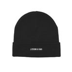 JACK & JONES Erkek Jacbottle Beanie Örgü Bere, Siyah, Tek Beden