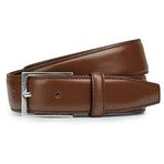 Jack & Jones Erkek JACCHRISTOPHER BELT NOOS Kemer, Kahverengi, 90