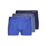 JACK & JONES Erkek Jaccrew Bambu Külot 3'lü Paket Sn (3'lü Paket), Bering Sea., M