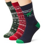 JACK & JONES Erkek JACREXMAS GIFTBOX Çorap, Scarlet Sage/Paket: Trekking Yeşil-Lacivert Blazer, Tek Beden, Scarlet Sage/Pack:Trekking Green - Navy Blazer, Einheitsgröße