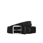 JACK & JONES Erkek Jacspring Dokuma Kemer Noos, Siyah, numeric_85