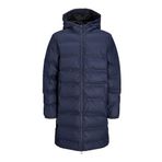 JACK & JONES Erkek JCOELEMENTS PU LONG PUFFER Mont, Navy Blazer, XL
