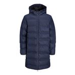 JACK & JONES Erkek JCOELEMENTS PU LONG PUFFER Mont, Navy Blazer, XXL