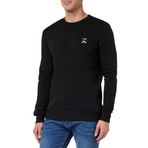JACK & JONES Erkek Jcohike Sweat Crew Neck Sweatshirt, Siyah, S