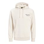 Jack & Jones Erkek Jcoonom Sweat Hood Sweatshirt, Moonbeam/Kalıp: Rahat, XXL