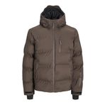 Jack & Jones Erkek JCOSWEEP PUFFER SN Mont, Koyu Kahverengi, M