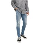 JACK & JONES Erkek Jeans JJIGLENN JJBLAIR GE 202- Slim Fit - Mavi - Blue Denim