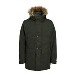 JACK & JONES Erkek Jjchamp Ceket Fur Parka, Rosin, XXL