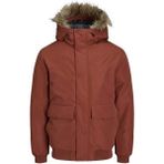 Jack & Jones Erkek Jjchamp Kapüşonlu Mont 12236822 Tarçın - 2XL