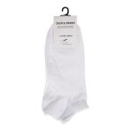 JACK & JONES Erkek JJDONGO SHORT SOCK NOOS Çorap, Beyaz, Tek Beden