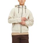 JACK & JONES Erkek Jjebasic Softshell Hood Noos ceket, Moonbeam, XL