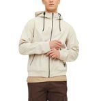 Jack & Jones Erkek Jjebasıc Suya Dayanıklı Softshell Mont, Moonbeam, L
