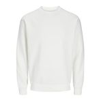 JACK & JONES Erkek Jjebradley Sweat Crew Noos, Cloud Dancer., XL