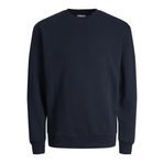 JACK & JONES Erkek Jjebradley Sweat Crew Noos Jnr Maillot de survêtement (1'li paket), Lacivert (Navy Blazer), 128