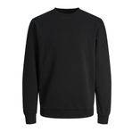 JACK & JONES Erkek Jjebradley Sweat Crew Noos Jnr Maillot de survêtement, Siyah, 176