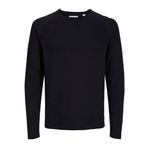 JACK & JONES Erkek Jjebreeze Knit Crew Neck Sn örgü kazak, Siyah, XXL