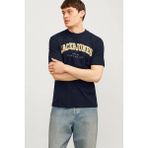 Jack & Jones Erkek Jjecaleb Varsity Tişört 12257579 12257579018 - Lacivert