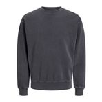 JACK & JONES Erkek Jjecharge Faded Sweat Crew Neck Noos Sweatshirt, castlerock, S