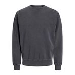 JACK & JONES Erkek Jjecharge Faded Sweat Crew Neck Noos Sweatshirt, castlerock, XL