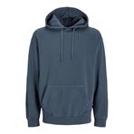 JACK & JONES Erkek Jjecharge Faded Sweat Hood Noos kapüşonlu kazak, Mood Çivit Mavisi, XL