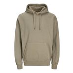 JACK & JONES Erkek Jjecharge Faded Sweat Hood Noos kapüşonlu kazak, Silver Sage, L