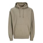 JACK & JONES Erkek Jjecharge Faded Sweat Hood Noos kapüşonlu kazak, Silver Sage, S