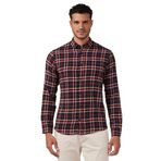 Jack & Jones Erkek JJECLASSIC Sonbahar Check Shirt LS SN Gömlek, Hawaii Gün Batımı, S, Hawaiian Sunset, S