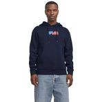 JACK & JONES Erkek Jjecorp Graphic Sweat Hood Noos kapüşonlu kazak, Mavi, S