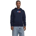 JACK & JONES Erkek Jjecorp Graphic Sweat Hood Noos kapüşonlu kazak, Mavi, XL