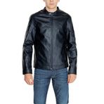 JACK & JONES Erkek Jjedylan Clean Pu Jacket Noos motorcu ceketi, Siyah, XL