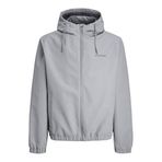 JACK & JONES Erkek Jjelegacy Light Jacket Hood Noos kısa ceket, Gri (Ultimate Grey), L