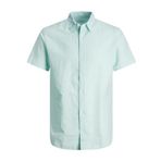 JACK & JONES Erkek JJELINEN BLEND SHIRT SS SN Gömlek, Soothing Sea, M