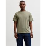 JACK & JONES Erkek Jjeorganic Basic Tee Ss O-Neck Noos T-Shirt, Vetiver., S