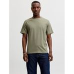 JACK & JONES Erkek Jjeorganic Basic Tee Ss O-Neck Noos T-Shirt, Vetiver., XL