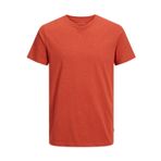JACK & JONES Erkek Jjeorganic Melange Tee Ss O-Neck Noos T-Shirt