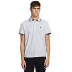 Jack & Jones Erkek Jjepaulos Polo Ss Noos Polo Tişört Beyaz XXL