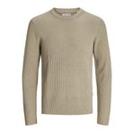 JACK & JONES Erkek Jjeperfect Knit Crew Neck Sn örgü kazak, Crockery, XL