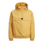 Jack & Jones Erkek JJERUSH ANORAK JACKET SN Ceket, Koyu turuncu, L