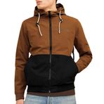 JACK & JONES Erkek Jjerush Hood Bomber Noos Bomber Ceket, Monks bornoz., S