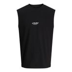 JACK & JONES Erkek Jjesoho Kolsuz Tişört Sn, Siyah, L