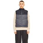 JACK & JONES Erkek Jjesprint Bodywarmer Collar Noos kapitone yelek, Asfalt, M