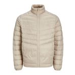 JACK & JONES Erkek Jjesprint Puffer Collar Noos kapitone ceket, Crockery/Detay: Sağlam, XL