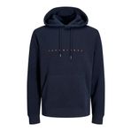 Jack & Jones Erkek JJESTAR JJ SWEAT HOOD NOOS Sweatshirt, Koyu Lacivert, XXL