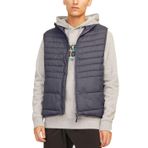 JACK & JONES Erkek Jjestate Packable Bw Collar Noos kapitone yelek, Asfalt, L